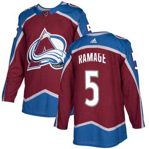 Adidas Colorado Avalanche #5 Rob Ramage Burgundy Home Authentic Stitched NHL