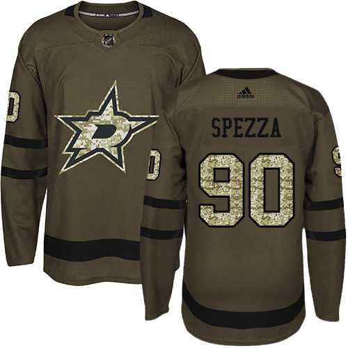 Adidas Dallas Stars #90 Jason Spezza Green Salute to Service Stitched NHL Jersey