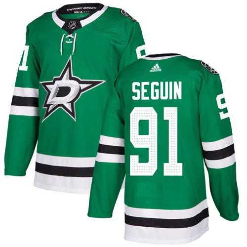Adidas Dallas Stars #91 Tyler Seguin Green Home Authentic Stitched NHL