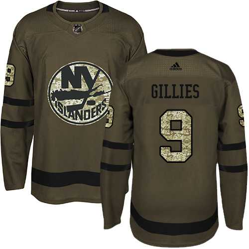 Adidas New York Islanders #9 Clark Gillies Green Salute to Service Stitched NHL Jersey