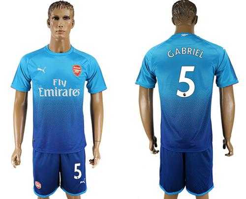 Arsenal #5 Gabriel Away Soccer Club Jersey