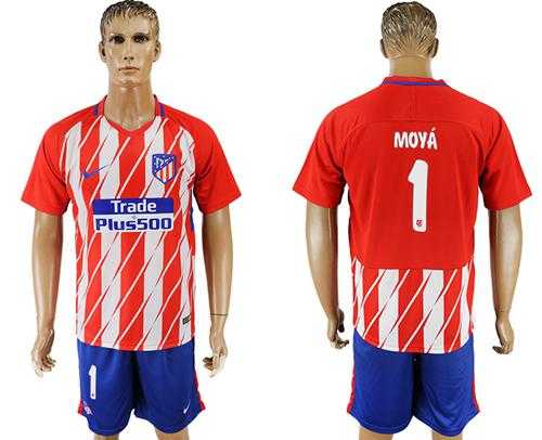 Atletico Madrid #1 Moya Home Soccer Club Jersey