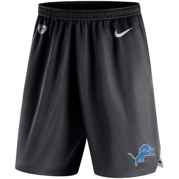 Detroit Lions Nike Knit Performance Shorts - Black