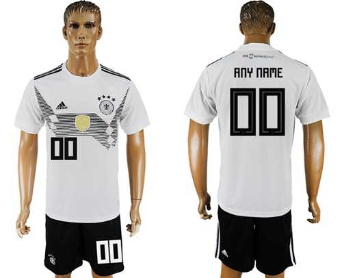 Germany Personalized Home Soccer Country Jersey
