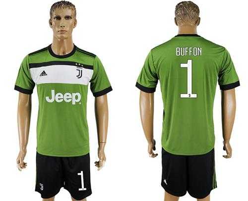 Juventus #1 Buffon SEC Away Soccer Club Jersey