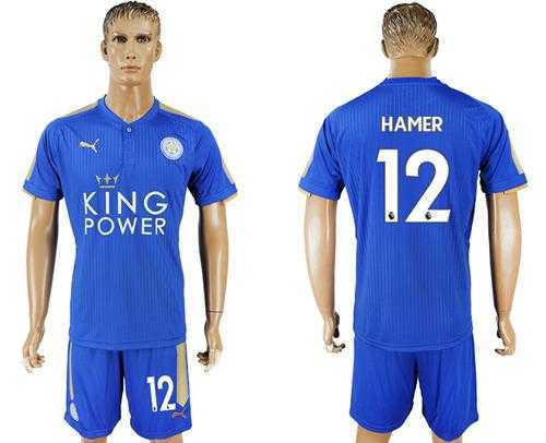 Leicester City #12 Hamer Home Soccer Club Jersey