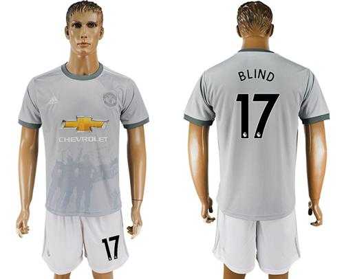 Manchester United #17 Blind Sec Away Soccer Club Jersey