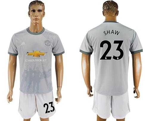 Manchester United #23 Shaw Sec Away Soccer Club Jersey