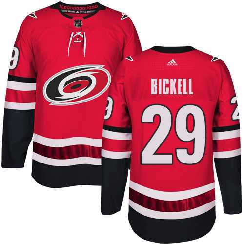 Men's Adidas Carolina Hurricanes #29 Bryan Bickell Authentic Red Home NHL Jersey