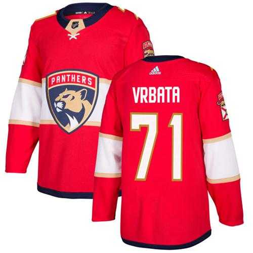 Men's Adidas Florida Panthers #71 Radim Vrbata Red Home Authentic Stitched NHL