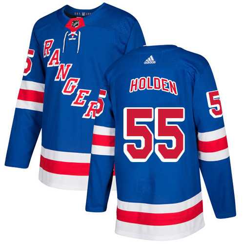 Men's Adidas New York Rangers #55 Nick Holden Royal Blue Home Authentic Stitched NHL Jersey