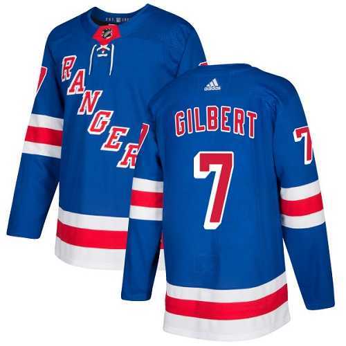 Men's Adidas New York Rangers #7 Rod Gilbert Royal Blue Home Authentic Stitched NHL Jersey