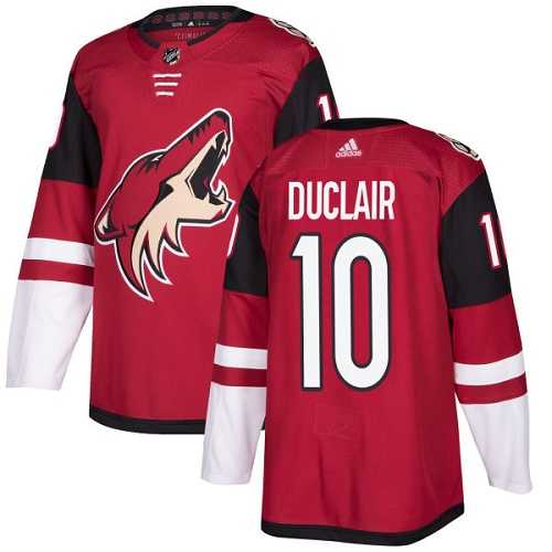 Men's Adidas Phoenix Coyotes #10 Anthony Duclair Maroon Home Authentic Stitched NHL
