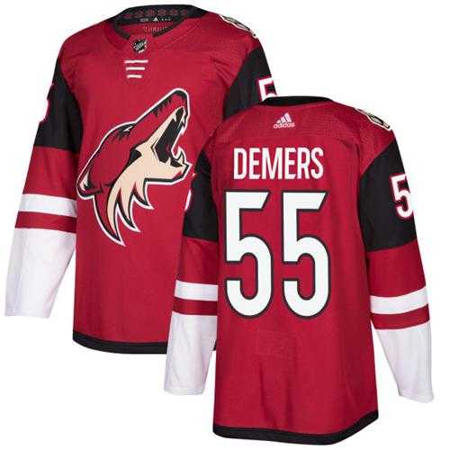 Men's Adidas Phoenix Coyotes #55 Jason Demers Maroon Home Authentic Stitched NHL