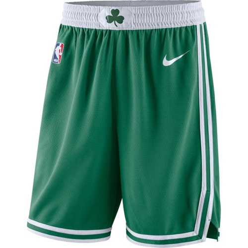 Men's Boston Celtics Nike Green Icon Swingman Basketball Shorts