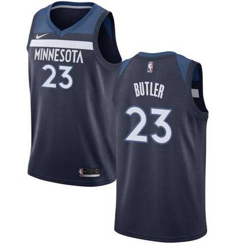 Men's Nike Minnesota Timberwolves #23 Jimmy Butler Navy Blue Stitched NBA Swingman Jersey
