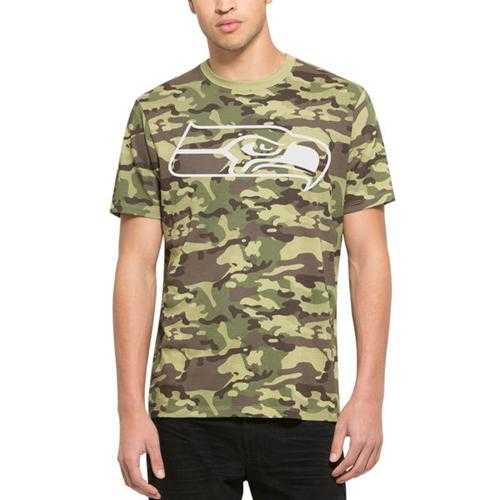 Men's Seattle Seahawks '47 Camo Alpha T-Shirt