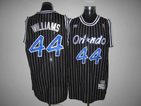 Mitchell And Ness Magic #44 Jason Williams Stitched Black Throwback NBA Jersey