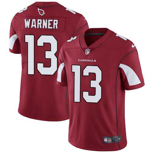 Nike Arizona Cardinals #13 Kurt Warner Red Team Color Men's Stitched NFL Vapor Untouchable Limited Jersey