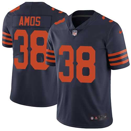 Nike Chicago Bears #38 Adrian Amos Navy Blue Alternate Men's Stitched NFL Vapor Untouchable Limited Jersey
