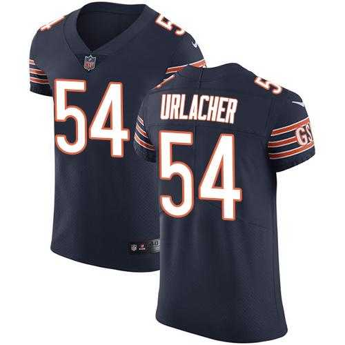 Nike Chicago Bears #54 Brian Urlacher Navy Blue Team Color Men's Stitched NFL Vapor Untouchable Elite Jersey