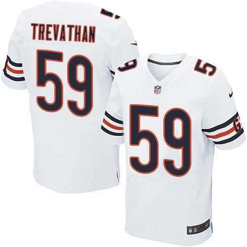 Nike Chicago Bears #59 Danny Trevathan White Men's Stitched NFL Elite Jersey