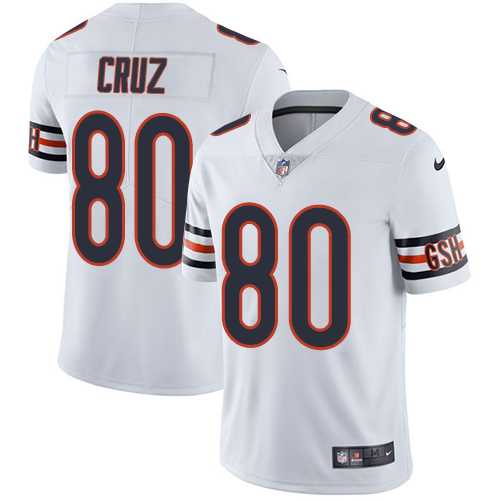 Nike Chicago Bears #80 Victor Cruz White Men's Vapor Untouchable Limited Jersey