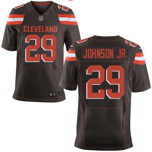 Nike Cleveland Browns #29 Duke Johnson Jr Brown Team Color Men's Stitched NFL New Elite Jersey