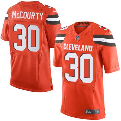 Nike Cleveland Browns #30 Jason McCourty Orange Alternate Men's Stitched NFL New Elite Jersey