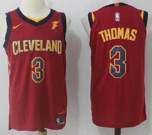 Nike Cleveland Cavaliers #3 Isaiah Thomas Red Stitched NBA