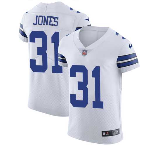Nike Dallas Cowboys #31 Byron Jones White Men's Stitched NFL Vapor Untouchable Elite Jersey