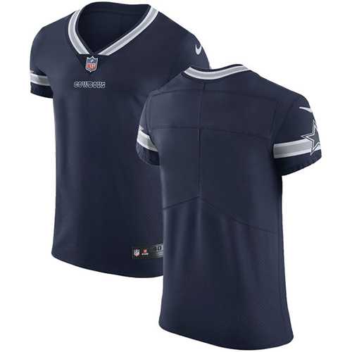 Nike Dallas Cowboys Blank Navy Blue Team Color Men's Stitched NFL Vapor Untouchable Elite Jersey