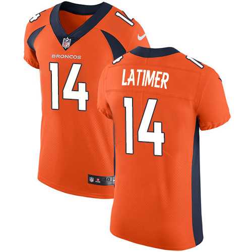 Nike Denver Broncos #14 Cody Latimer Orange Team Color Men's Stitched NFL Vapor Untouchable Elite Jersey