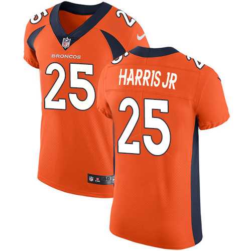 Nike Denver Broncos #25 Chris Harris Jr Orange Team Color Men's Stitched NFL Vapor Untouchable Elite Jersey
