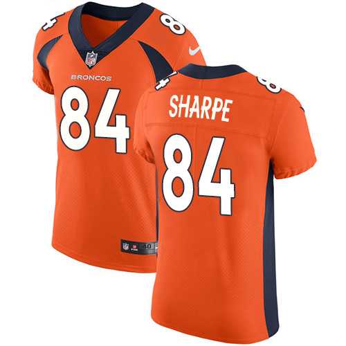 Nike Denver Broncos #84 Shannon Sharpe Orange Team Color Men's Stitched NFL Vapor Untouchable Elite Jersey