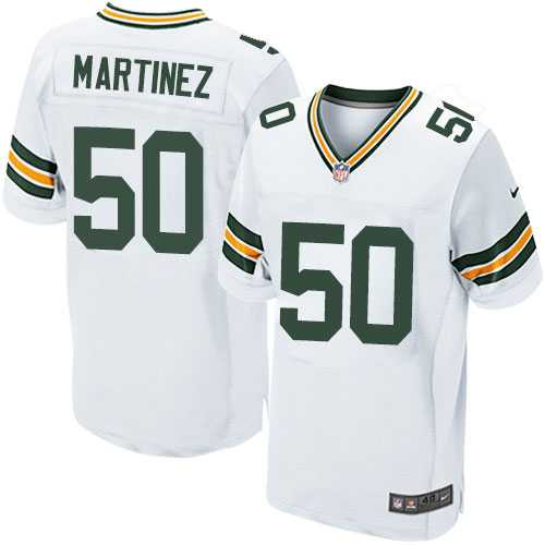 Nike Green Bay Packers #50 Blake Martinez White Men's Stitched NFL Elite Jersey