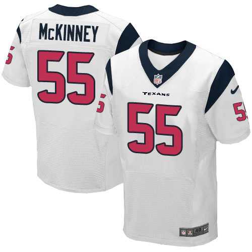 Nike Houston Texans #55 Benardrick McKinney White Men's Stitched NFL Elite Jersey