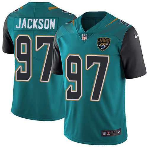 Nike Jacksonville Jaguars #97 Malik Jackson Teal Green Team Color Men's Stitched NFL Vapor Untouchable Limited Jersey