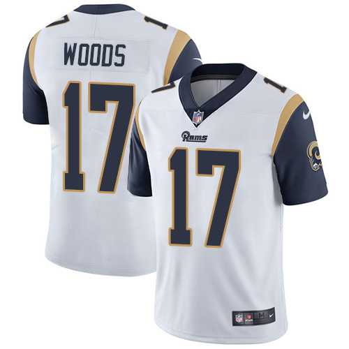 Nike Los Angeles Rams #17 Robert Woods White Men's Stitched NFL Vapor Untouchable Limited Jersey