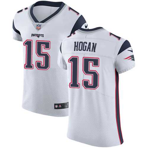 Nike New England Patriots #15 Chris Hogan White Men's Stitched NFL Vapor Untouchable Elite Jersey
