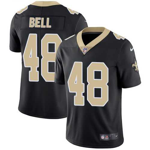 Nike New Orleans Saints #48 Vonn Bell Black Team Color Men's Stitched NFL Vapor Untouchable Limited Jersey