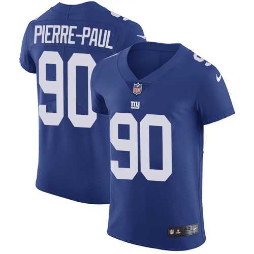 Nike New York Giants #90 Jason Pierre-Paul Royal Blue Team Color Men's Stitched NFL Vapor Untouchable Elite Jersey