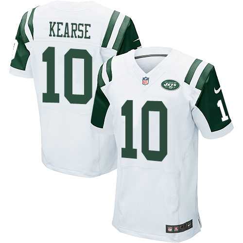 Nike New York Jets #10 Jermaine Kearse White Men's Stitched NFL Elite Jersey