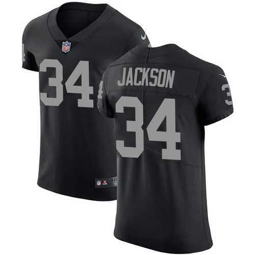 Nike Oakland Raiders #34 Bo Jackson Black Team Color Men's Stitched NFL Vapor Untouchable Elite Jersey