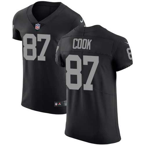 Nike Oakland Raiders #87 Jared Cook Black Team Color Men's Stitched NFL Vapor Untouchable Elite Jersey