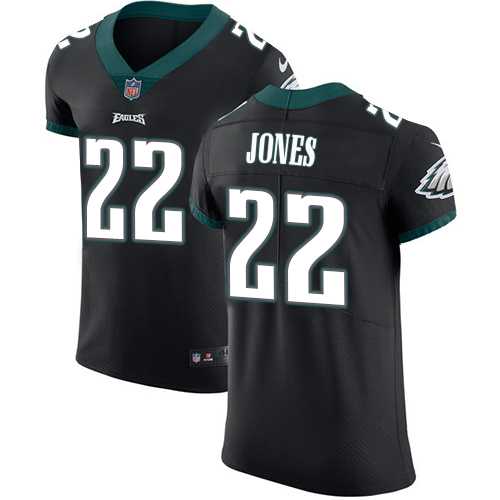 Nike Philadelphia Eagles #22 Sidney Jones Black Alternate Men's Stitched NFL Vapor Untouchable Elite Jersey