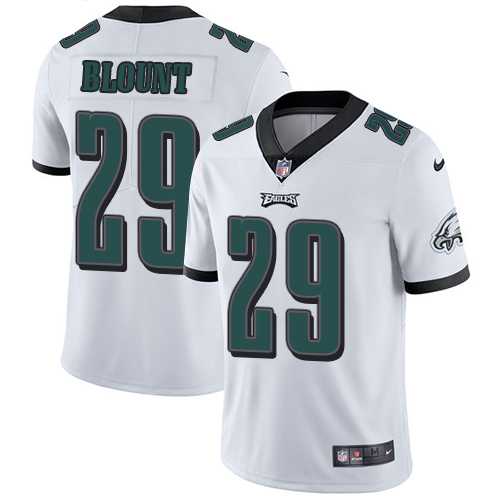 Nike Philadelphia Eagles #29 LeGarrette Blount White Men's Stitched NFL Vapor Untouchable Limited Jersey