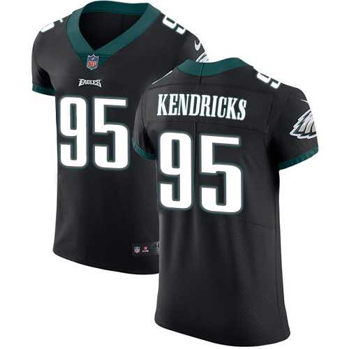 Nike Philadelphia Eagles #95 Mychal Kendricks Black Alternate Men's Stitched NFL Vapor Untouchable Elite Jersey