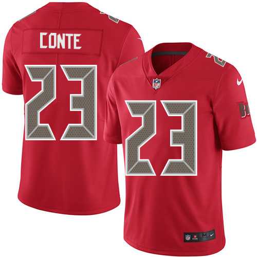 Nike Tampa Bay Buccaneers #23 Chris Conte Red Men's Stitched NFL Limited Rush Jersey