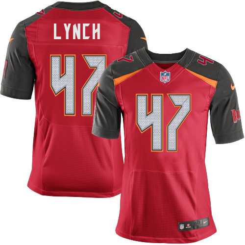 Nike Tampa Bay Buccaneers #47 John Lynch Red Team Color Men's Stitched NFL New Elite Jersey